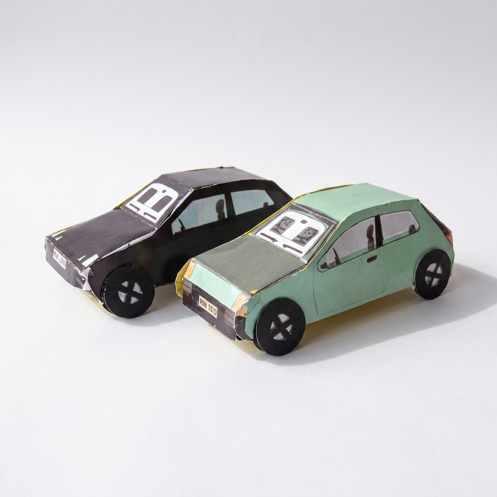 3D Paper Car Craft Kits - 3d-paper-craft-kits enhanced 01