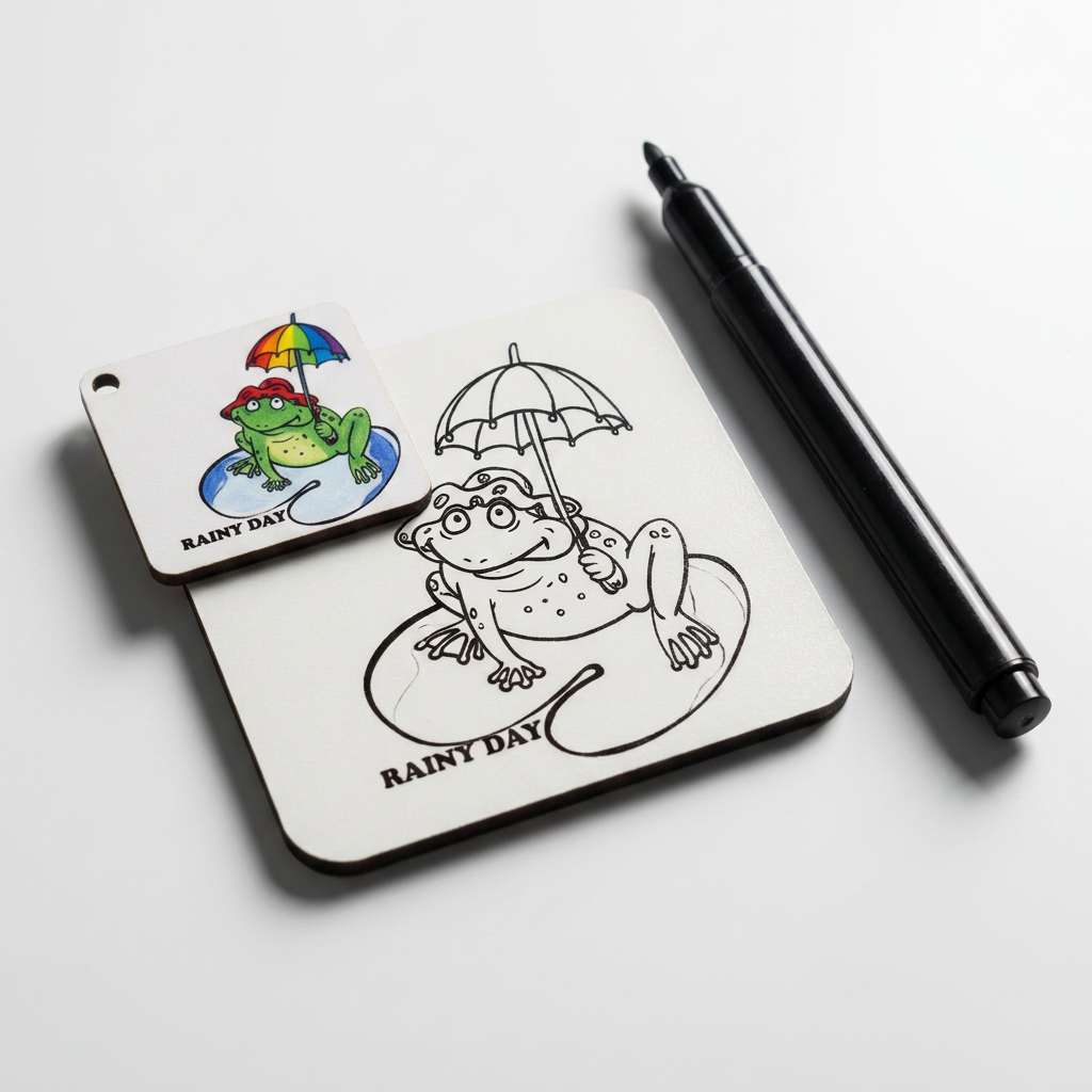 Coloring Fridge Magnets - coloring-magnets detail 01