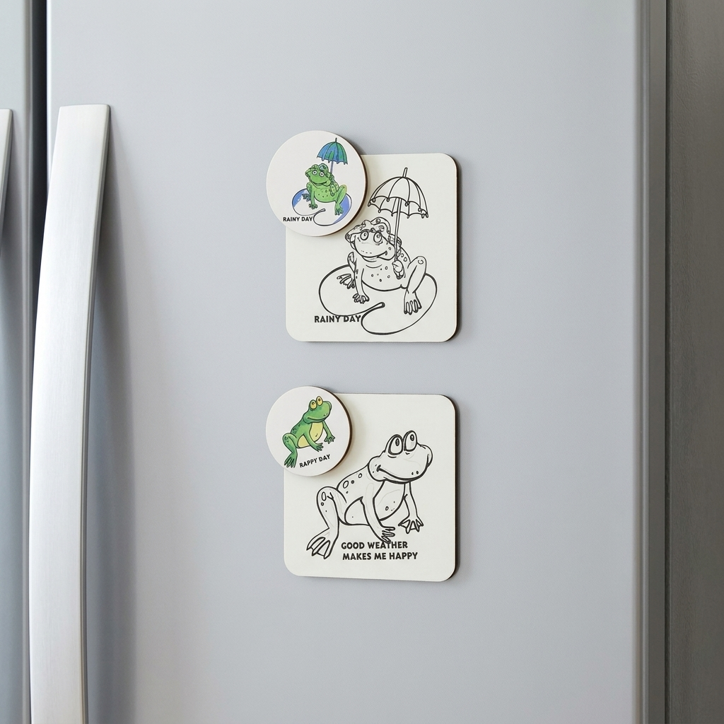 Coloring Fridge Magnets - coloring-magnets enhanced 01