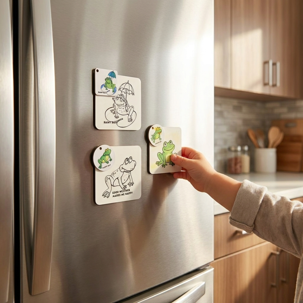 Coloring Fridge Magnets - coloring-magnets lifestyle 01