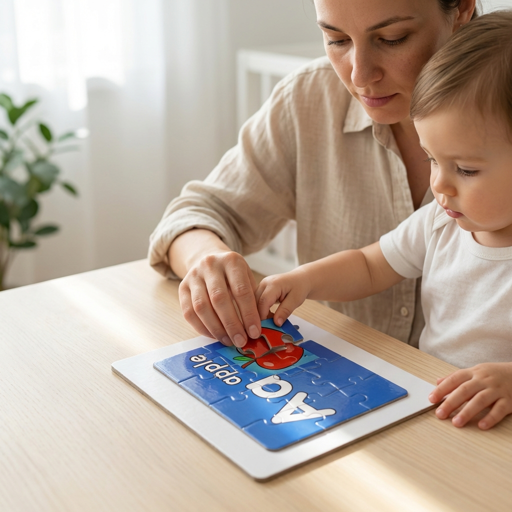 Apple Alphabet Puzzle