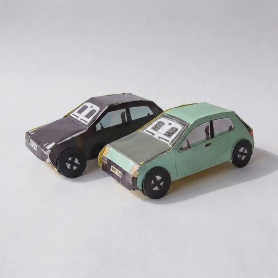 3D Paper Car Craft Kits — marketing video