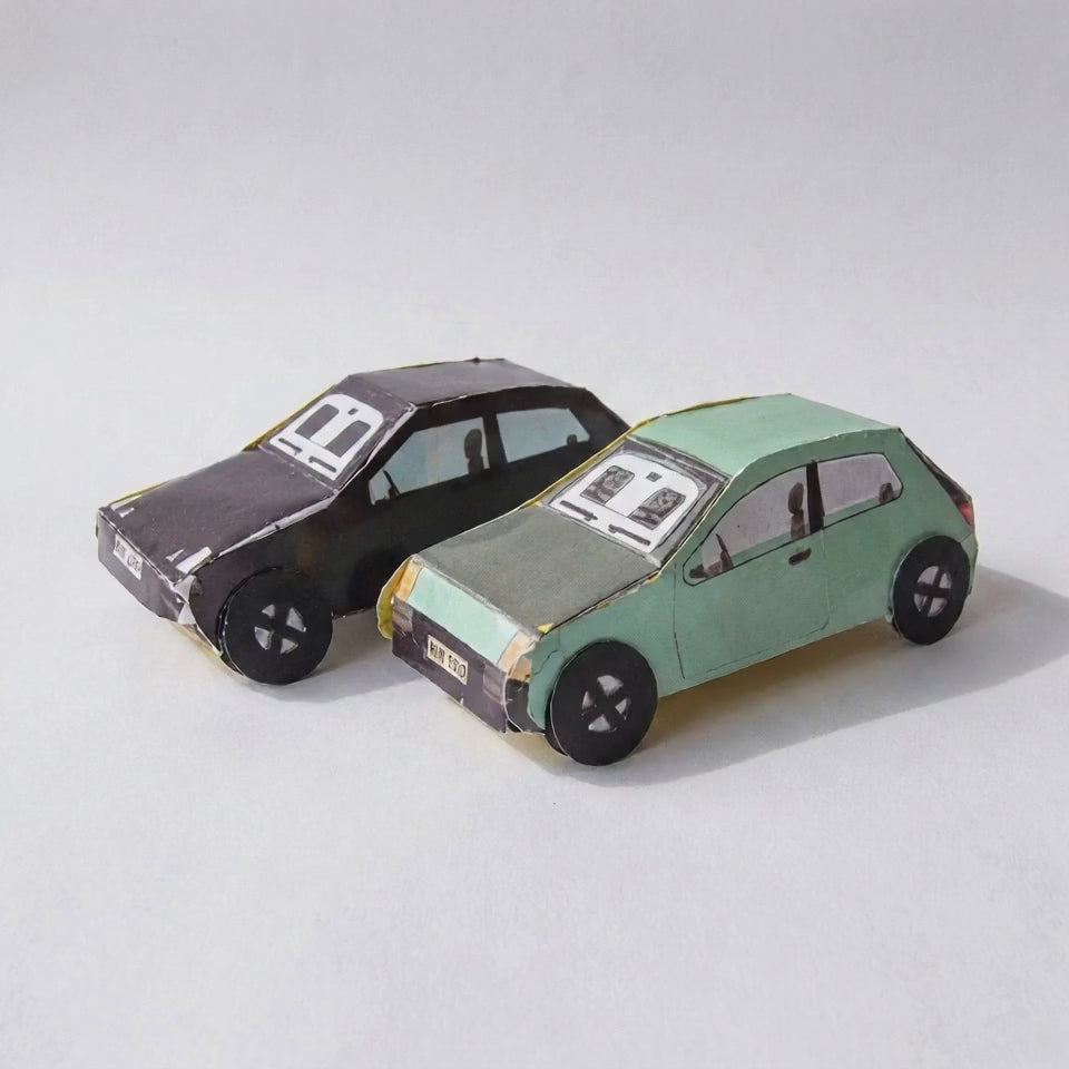 3D Paper Car Craft Kits — marketing video